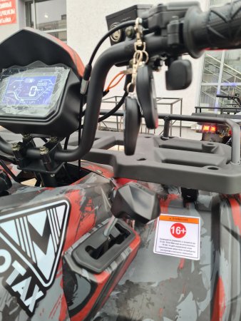 Бензиновый квадроцикл Motax ATV Grizlik T200 красный камуфляж
