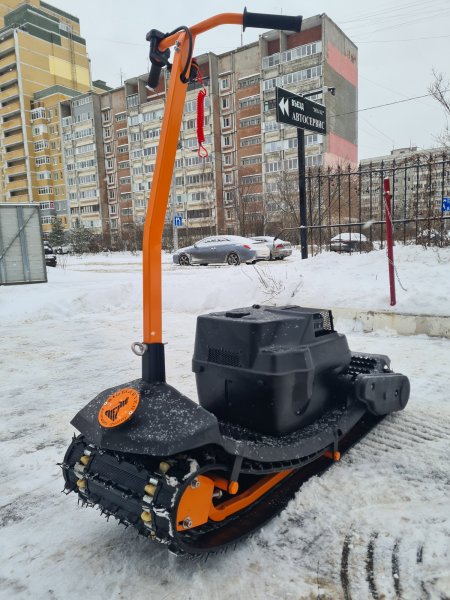 Мотосноуборд Sibmaster Pro оранжевый