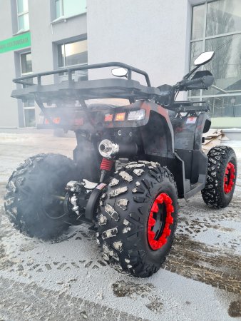Бензиновый квадроцикл Motax ATV Grizlik T200 Lux красный камуфляж