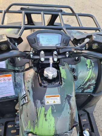 Бензиновый квадроцикл Motax Grizlik 200 Lux зеленый камуфляж