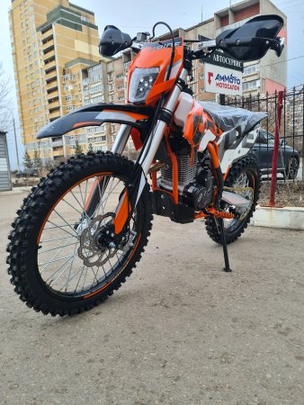 Эндуро кроссовый мотоцикл OXO PRIDE YB250 оранжевый
