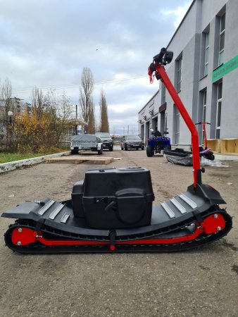 Мотосноуборд Sibmaster Pro + красный