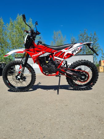 Эндуро кроссовый мотоцикл Progasi Super Max 250RR красный