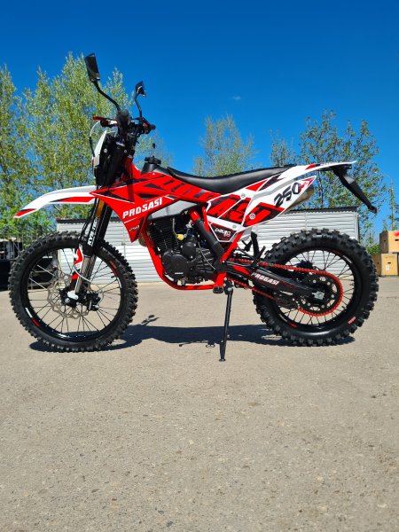 Эндуро кроссовый мотоцикл Progasi Super Max 250RR красный