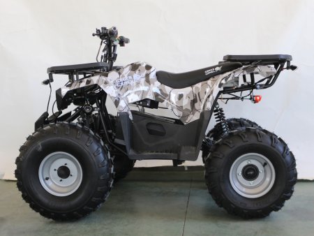 Детский электрический квадроцикл Green Camel Атакама T240 белый камуфляж
