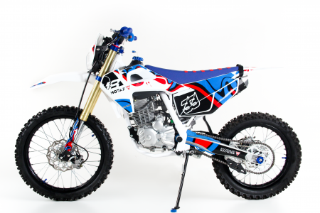 Эндуро кроссовый мотоцикл Motax XR 250 бело-синий