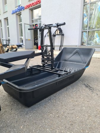 Модуль толкач с санями для мотобуксировщика "Мужик M600"