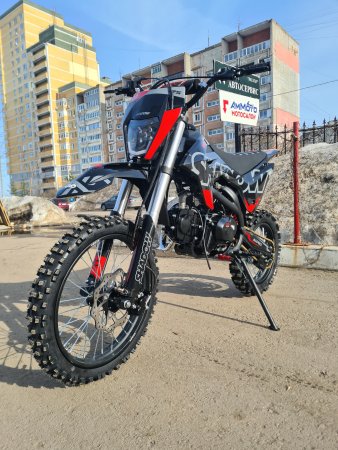 Питбайк OXO Shadow 125 - 17/14 черный