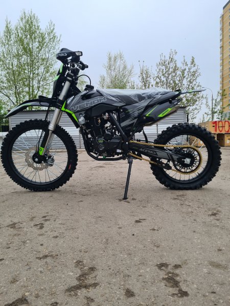 Эндуро кроссовый мотоцикл OXO VENOM 300 зеленый