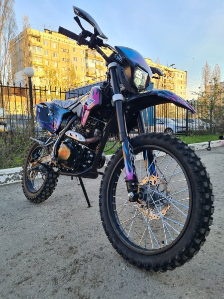 Эндуро кроссовый мотоцикл BSE Z1 (025) Hot Rod Blue