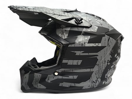 Кроссовый мотошлем RH 127 Black/Grey