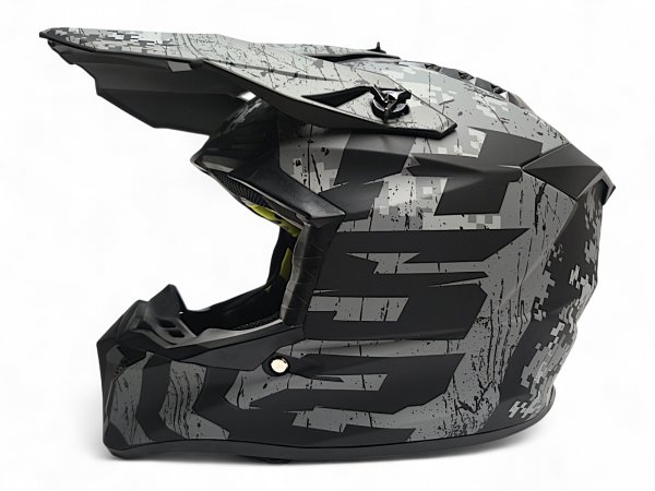 Кроссовый мотошлем RH 127 Black/Grey