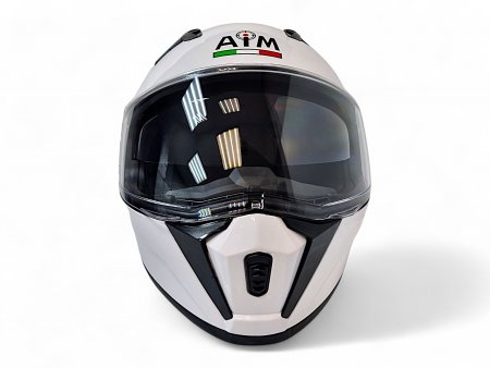 Шлем интеграл AiM JK320 White Glossy