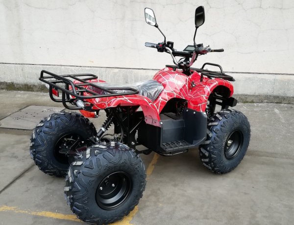Детский электрический квадроцикл Green Camel Атакама T320 красный паук