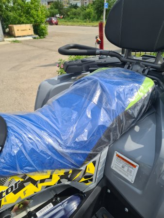 Бензиновый квадроцикл Mikilon Gladiator F200 Long Lux серый