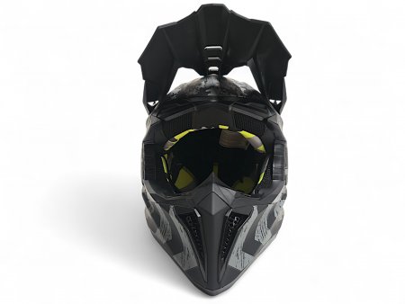 Кроссовый мотошлем RH 127 Black/Grey