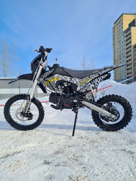 Питбайк BSE EX 125E MAX13 17/14 White Yellow