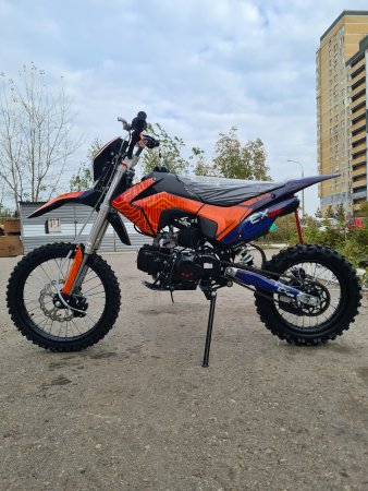 Питбайк BSE EX 125E (020) 17/14 Blue Orange Ant