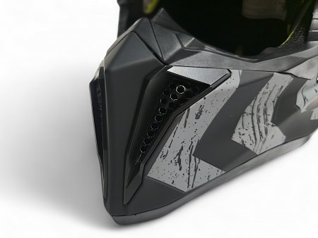 Кроссовый мотошлем RH 127 Black/Grey