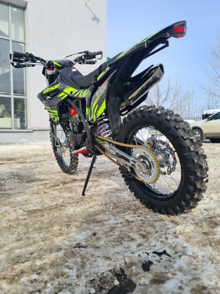 Эндуро кроссовый мотоцикл BSE Z5 (120) neon black