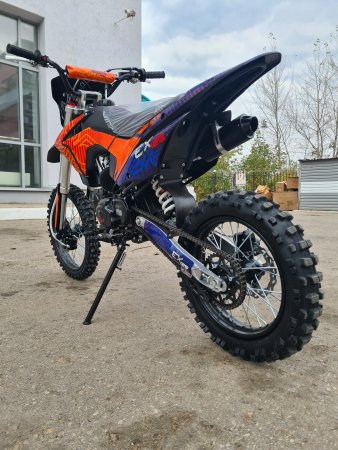 Питбайк BSE EX 125E (020) 17/14 Blue Orange Ant