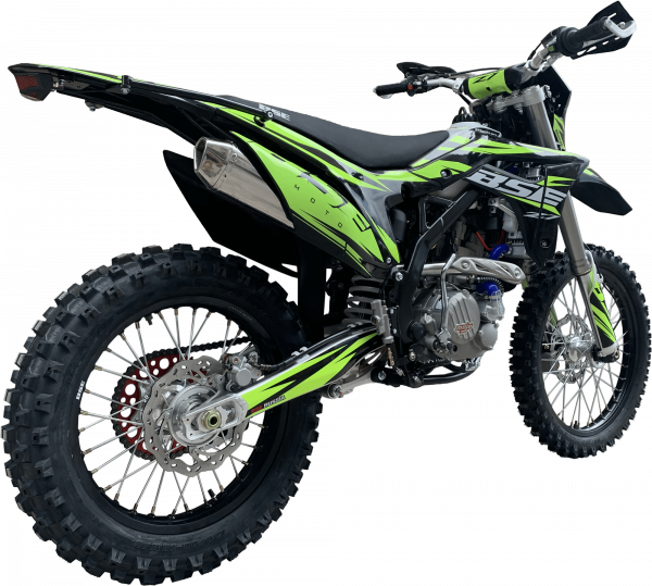 Эндуро кроссовый мотоцикл BSE Z7 (015) green blast