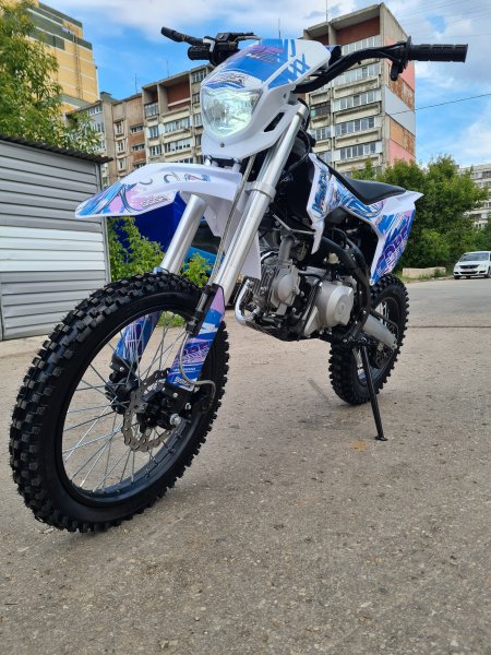 Питбайк SSSR Core 125 EA 17/14  Blue Cat Mask