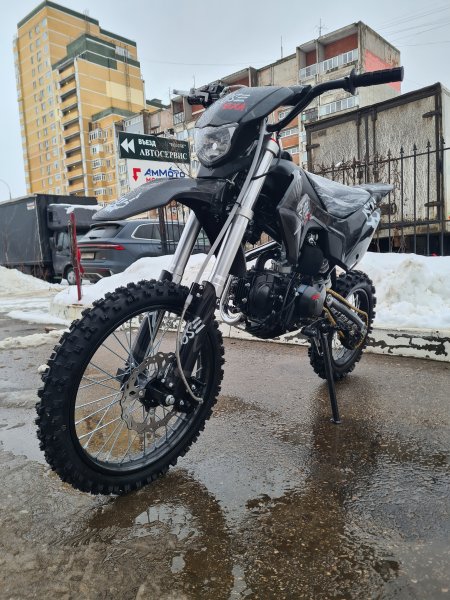 Питбайк BSE EXA 125 SA 17/14 черный