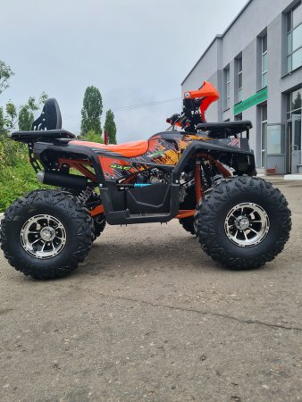 Детский бензиновый квадроцикл Gladiator G125 черно - оранжевый