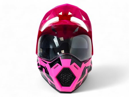 Детский шлем Aim JK802Y Pink Black