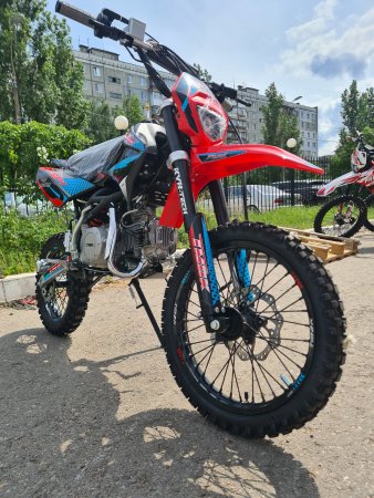 Питбайк TMBK Pitster SP1 150 - 17/14 Red/Light Blue