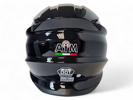 Кроссовый мотошлем AiM JK803 Black Glossy