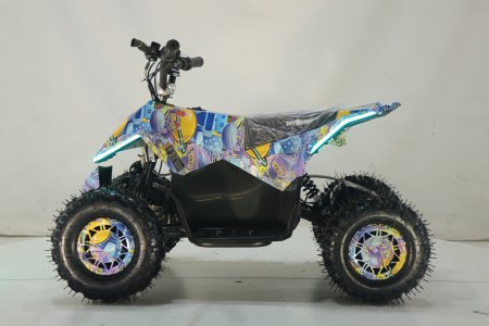Детский электрический квадроцикл Тесла Киберквад ATV-2E 36V1000W мульти