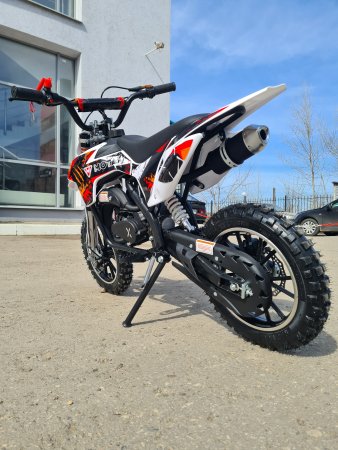 Питбайк Motax MiniCross 50 PS - 10/10 бело красный