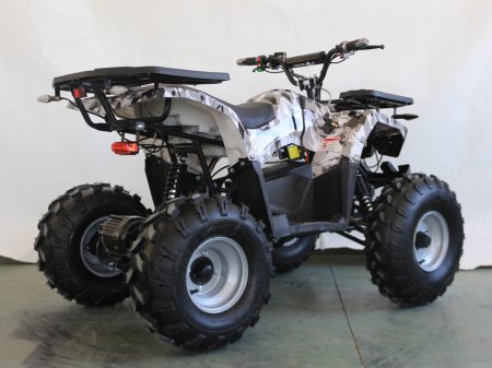 Детский электрический квадроцикл Green Camel Атакама T240 белый камуфляж