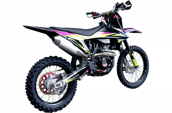Эндуро кроссовый мотоцикл BSE T8 Sport neon storm