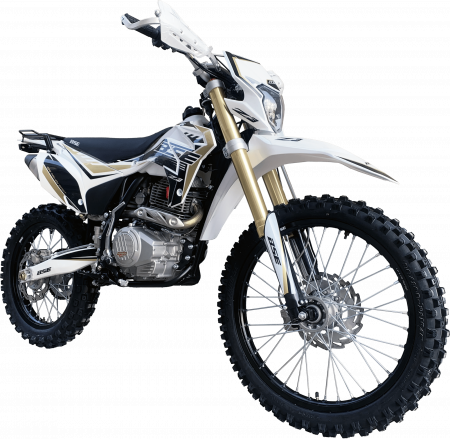 Эндуро кроссовый мотоцикл BSE Z3 21/18 (125) gold white