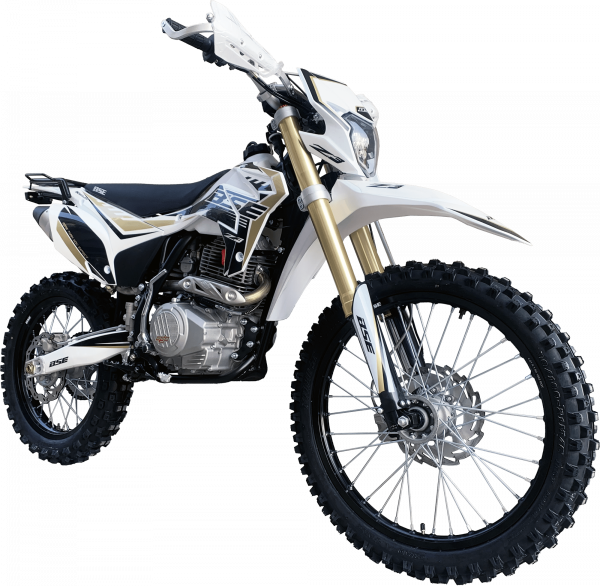 Эндуро кроссовый мотоцикл BSE Z3 21/18 (125) gold white