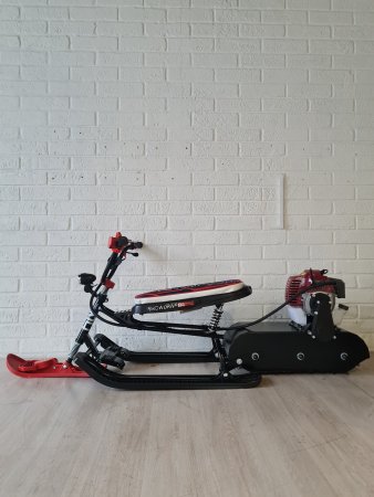 Детский бензиновый снегоход Snow Kids Lux 4T черный