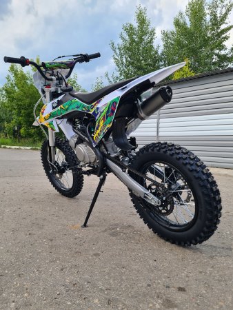 Питбайк SSSR Core 125 SA 17/14 Blue Green Monster