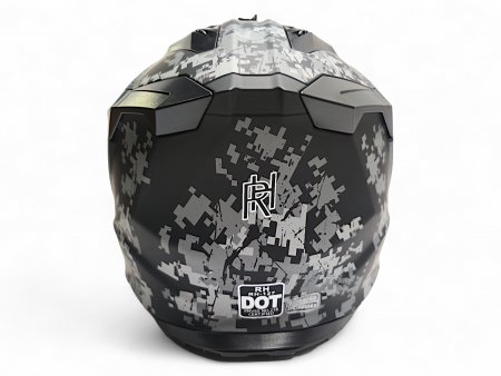 Кроссовый мотошлем RH 127 Black/Grey