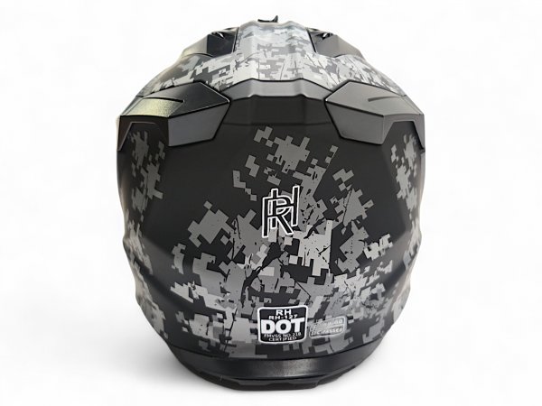 Кроссовый мотошлем RH 127 Black/Grey