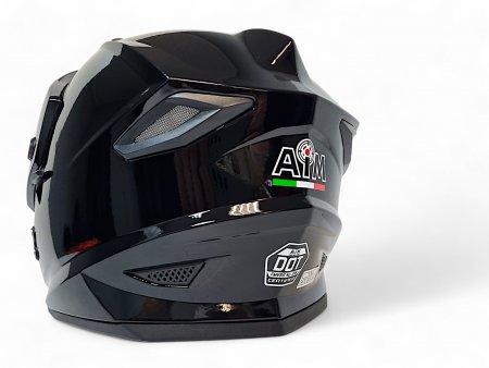 Детский шлем Aim JK802Y Black Glossy