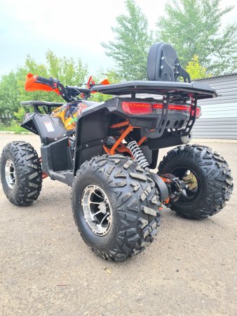 Детский бензиновый квадроцикл Gladiator G125 черно - оранжевый