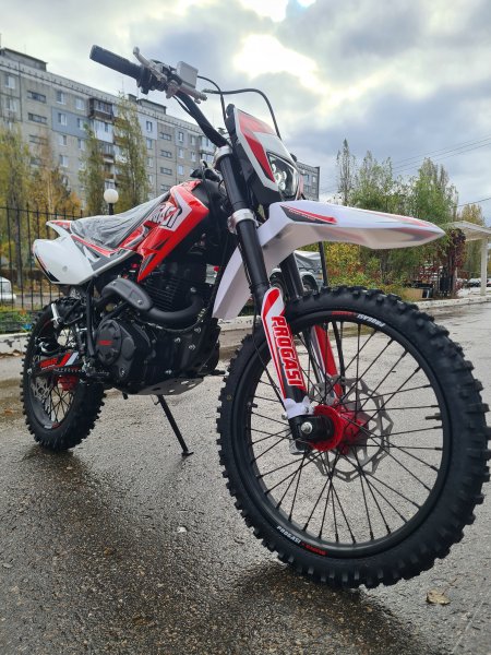 Эндуро кроссовый мотоцикл Progasi Max 150 красный
