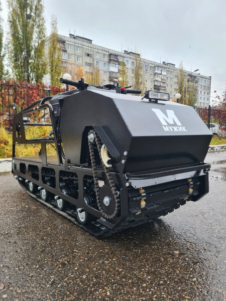 Мотобуксировщик Мужик М500 Лонг 15 л.с.