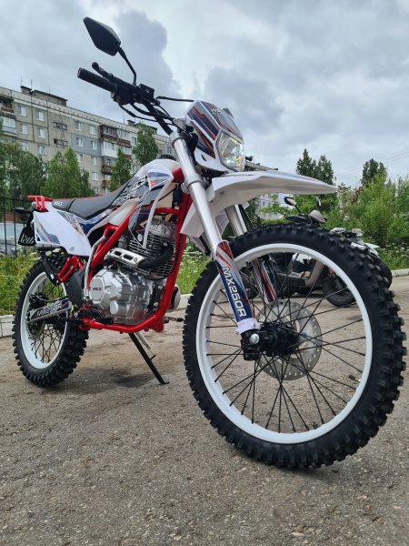 Эндуро кроссовый мотоцикл WELS MX250 красный
