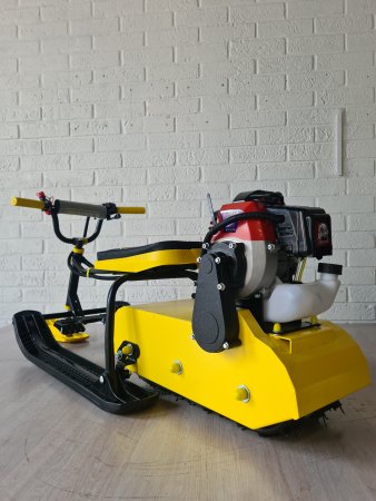 Детский бензиновый снегоход Snow Kids Compact желтый