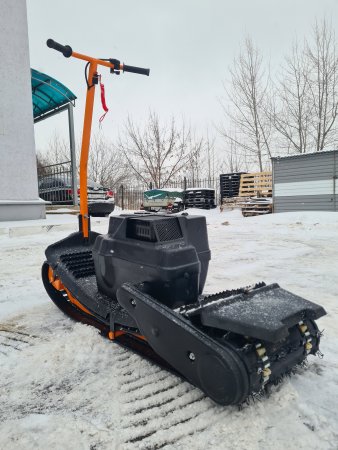 Мотосноуборд Sibmaster Pro оранжевый