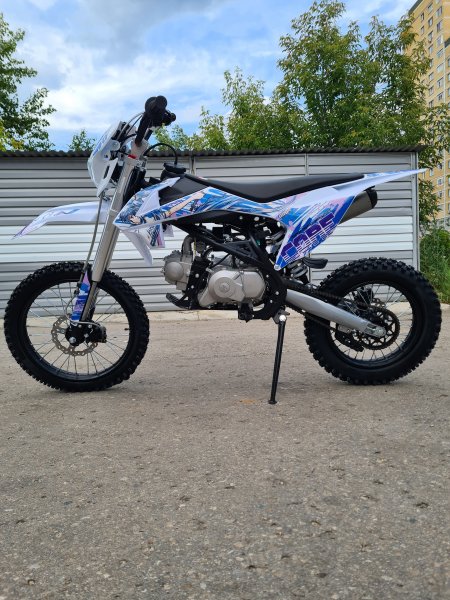 Питбайк SSSR Core 125 EA 17/14  Blue Cat Mask